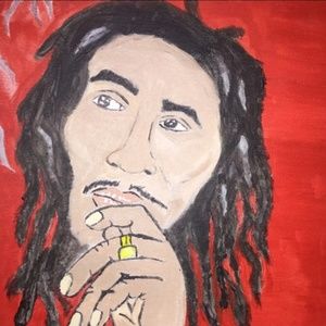 Bob Marley painting